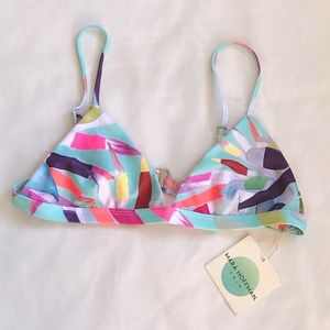 Mara Hoffman Swim Marimba Triangle Bikini Top